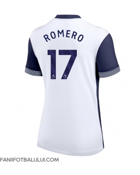 Tottenham Hotspur Cristian Romero #17 Tricou Fotbal Replică 2024-25 Femei Acasa